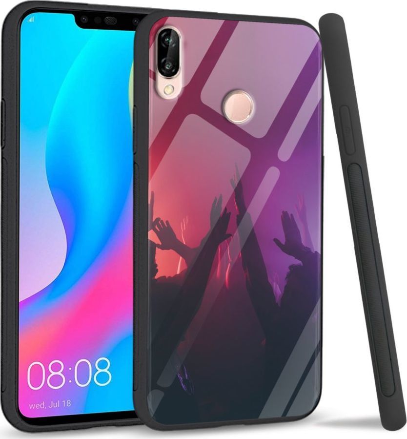 Super Fashion Etui na telefon Huawei P20 Lite 2019 Premium Case Party Tonight 1