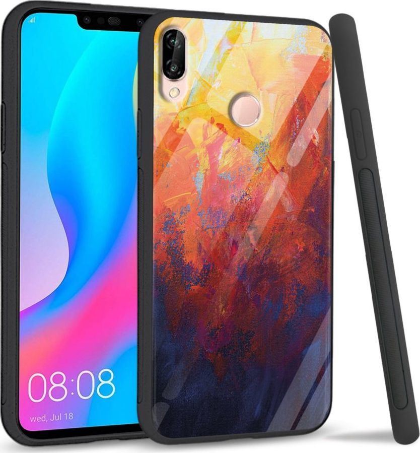 Super Fashion Etui na telefon Huawei P20 Lite 2019 Premium Case Pastel Painting 1
