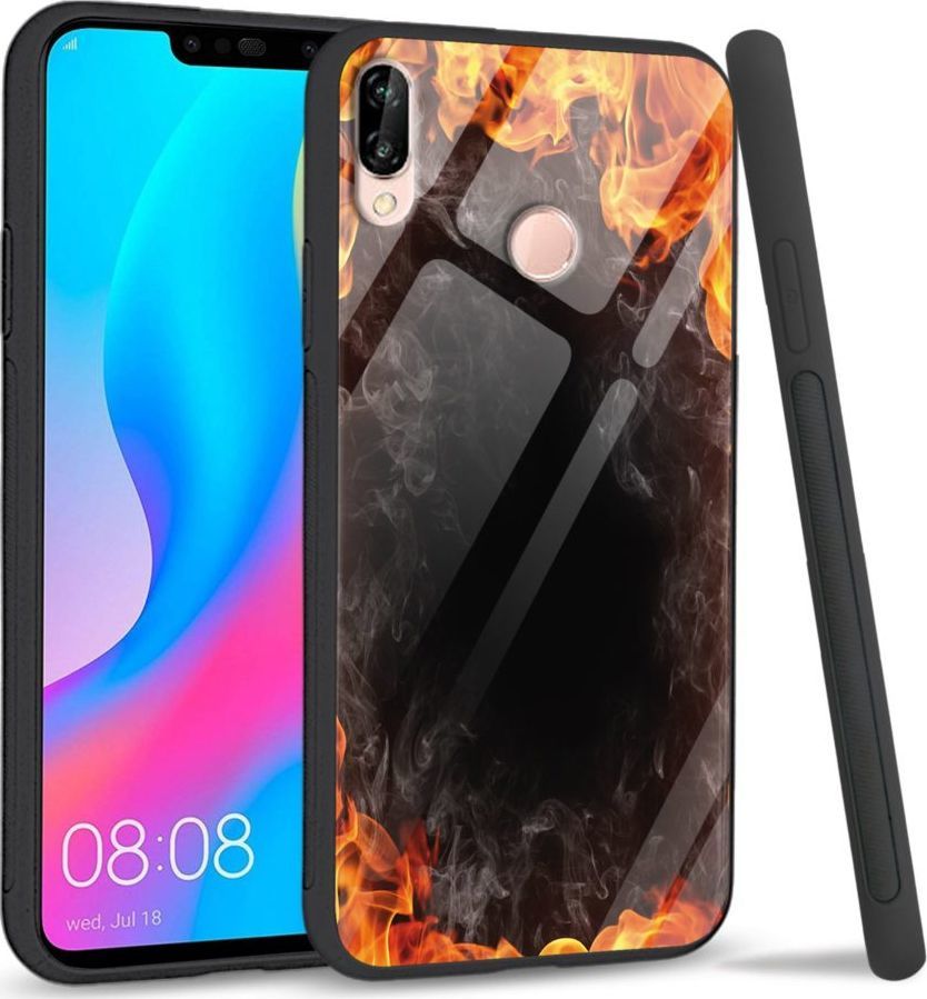 Super Fashion Etui na telefon Huawei P20 Lite 2019 Premium Case Hot Fire 1