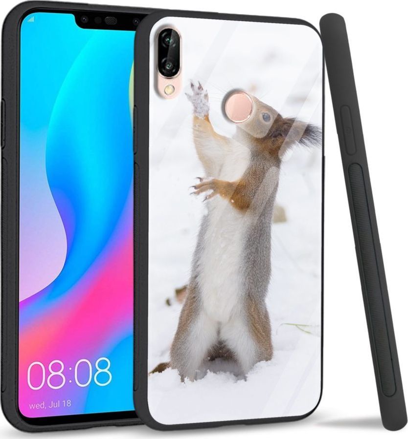 Super Fashion Etui na telefon Huawei P20 Lite 2019 Premium Case Snow squirrel 1