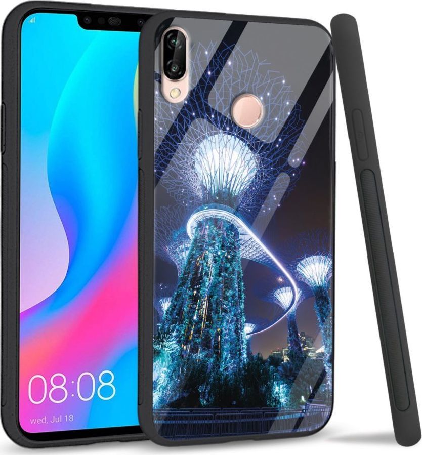 Super Fashion Etui na telefon Huawei P20 Lite 2019 Premium Case Architectural Marvel 1