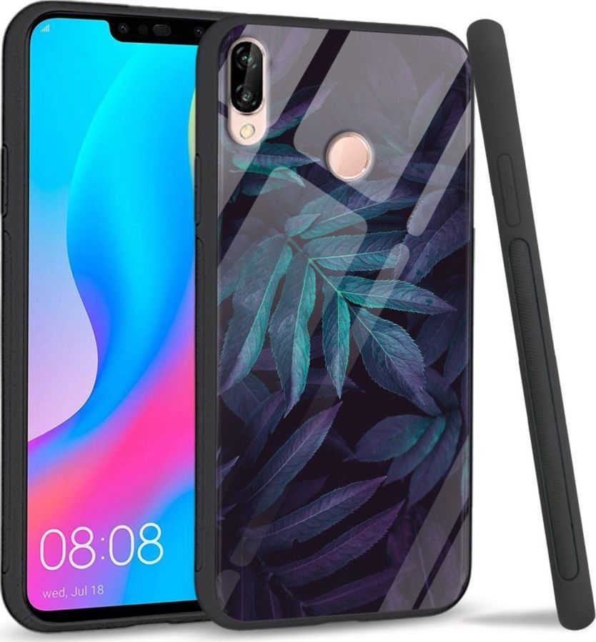 Super Fashion Etui na telefon Huawei P20 Lite 2019 Premium Case Night leaves 1
