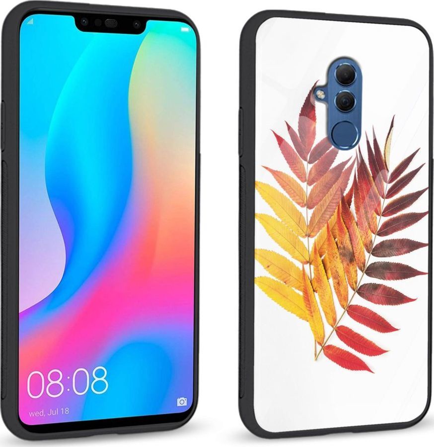 Super Fashion Etui na telefon Huawei Mate 20 Lite Premium Case Reddish yellow leaves 1
