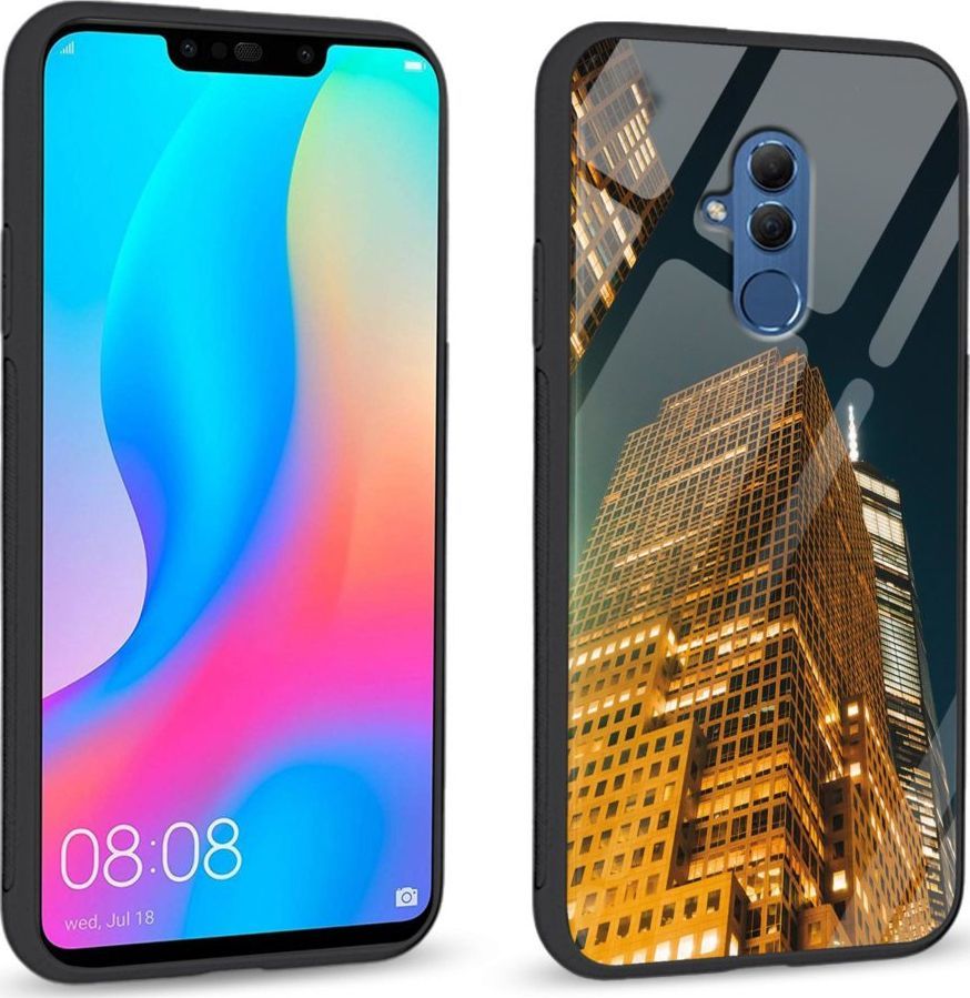 Super Fashion Etui na telefon Huawei Mate 20 Lite Premium Case Night building 1
