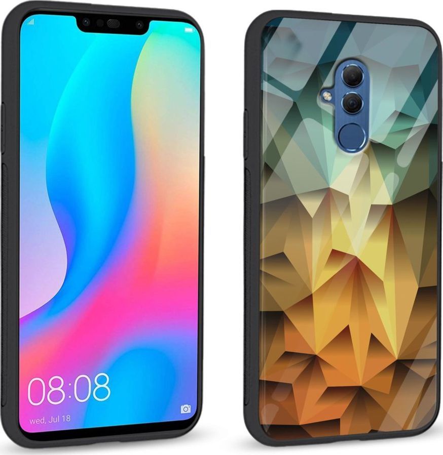 Super Fashion Etui na telefon Huawei Mate 20 Lite Premium Case Polygonal 1