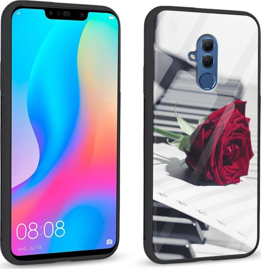 Super Fashion Etui na telefon Huawei Mate 20 Lite Premium Case Rose Piano 1