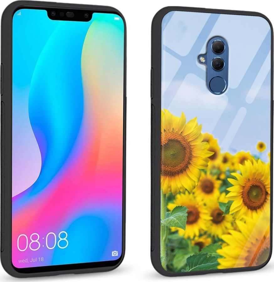 Super Fashion Etui na telefon Huawei Mate 20 Lite Premium Case Sunflowers 1
