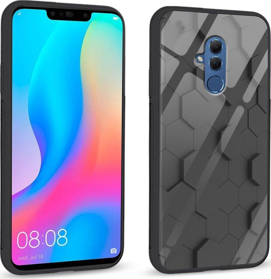 Super Fashion Etui na telefon Huawei Mate 20 Lite Premium Case Honeycomb Pattern 1