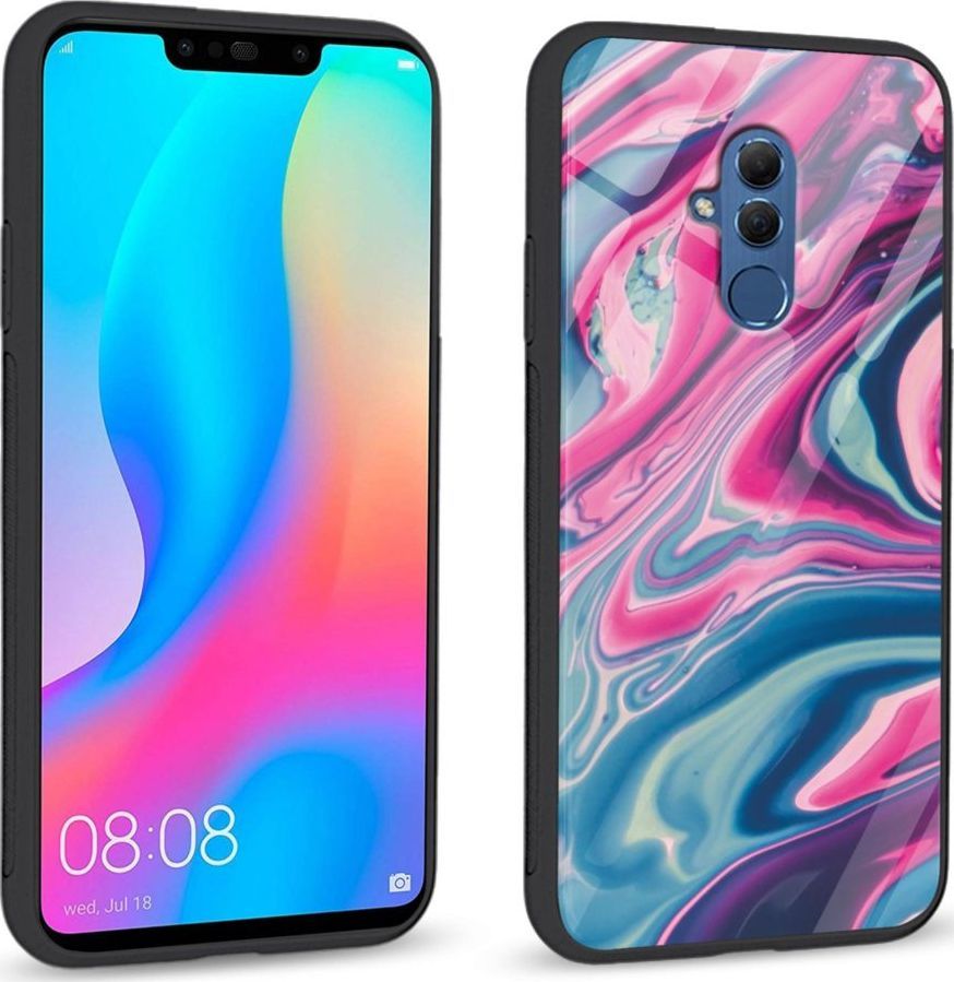 Super Fashion Etui na telefon Huawei Mate 20 Lite Premium Case Liquid Abstract 1