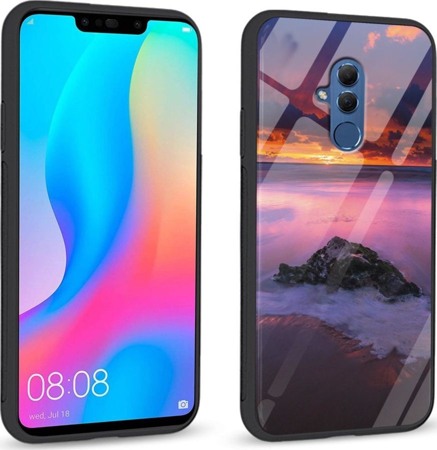 Super Fashion Etui na telefon Huawei Mate 20 Lite Premium Case Sunset beach 1
