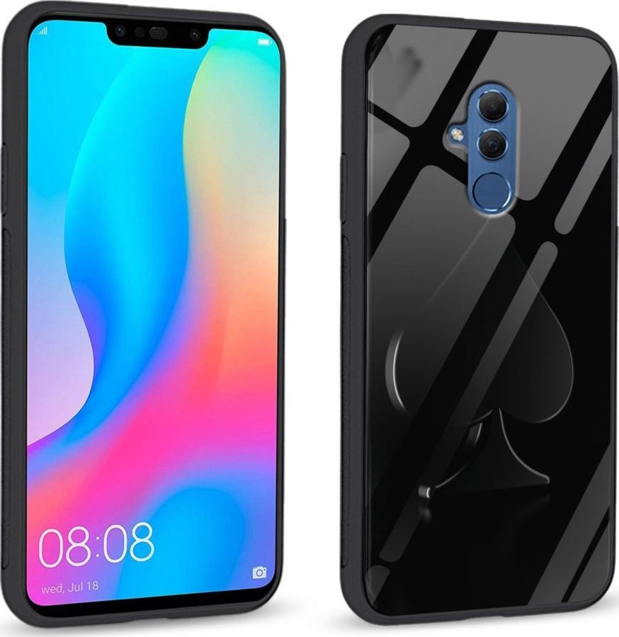 Super Fashion Etui na telefon Huawei Mate 20 Lite Premium Case Black spade 1