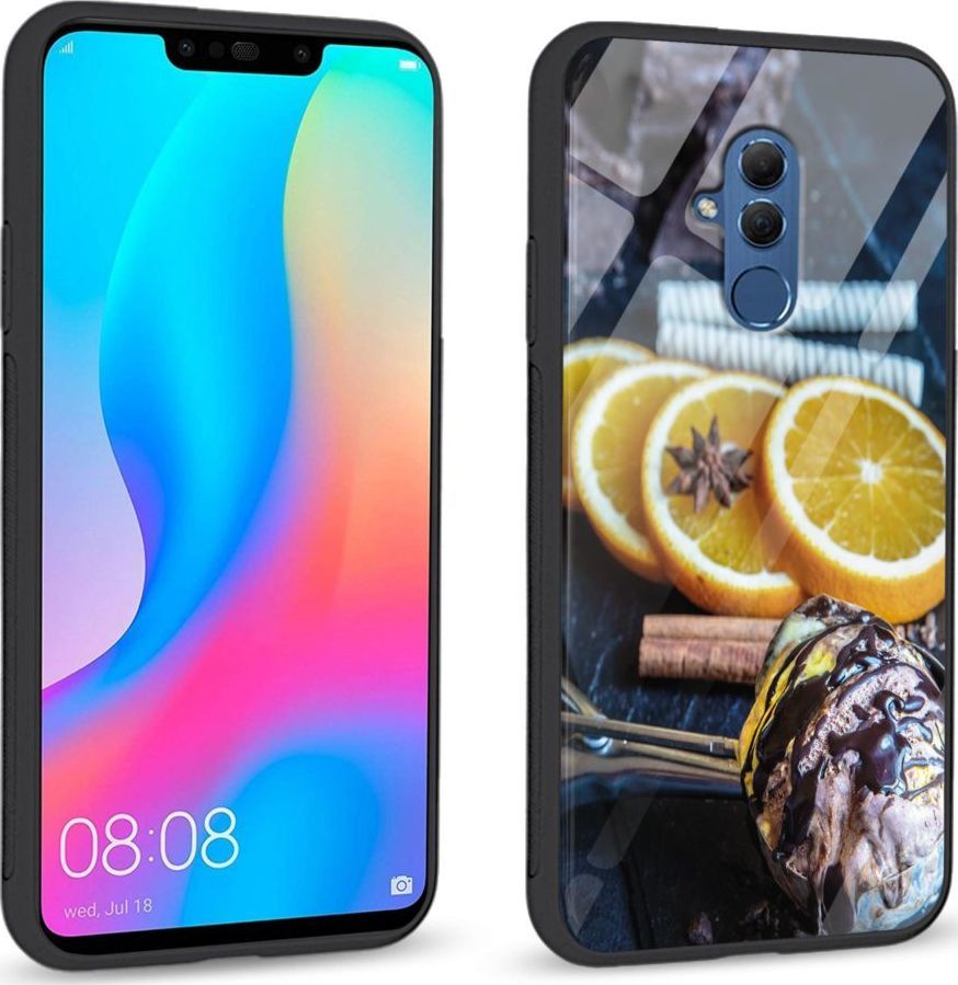 Super Fashion Etui na telefon Huawei Mate 20 Lite Premium Case Choco lemon 1