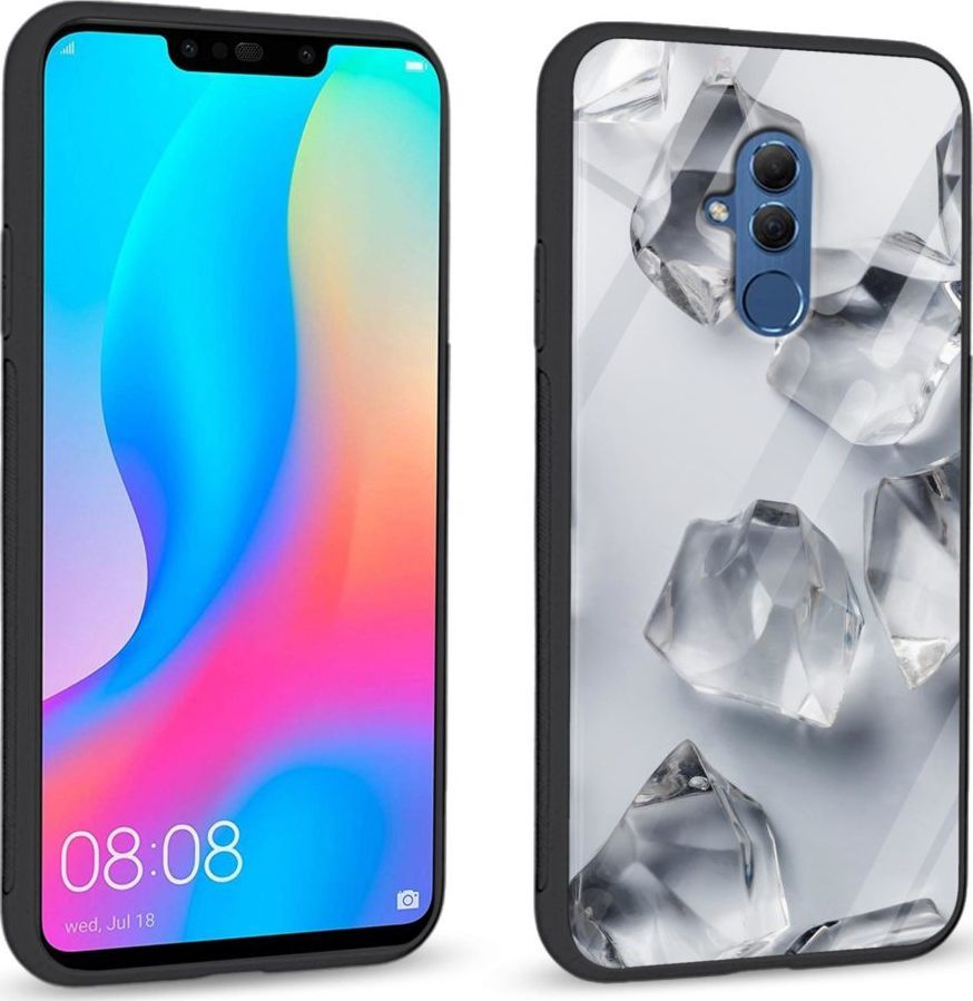 Super Fashion Etui na telefon Huawei Mate 20 Lite Premium Case White glass cubes 1