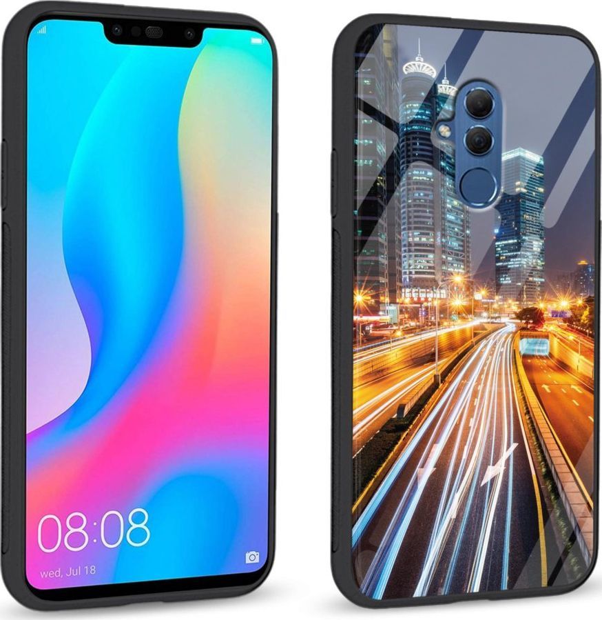Super Fashion Etui na telefon Huawei Mate 20 Lite Premium Case Night City 1