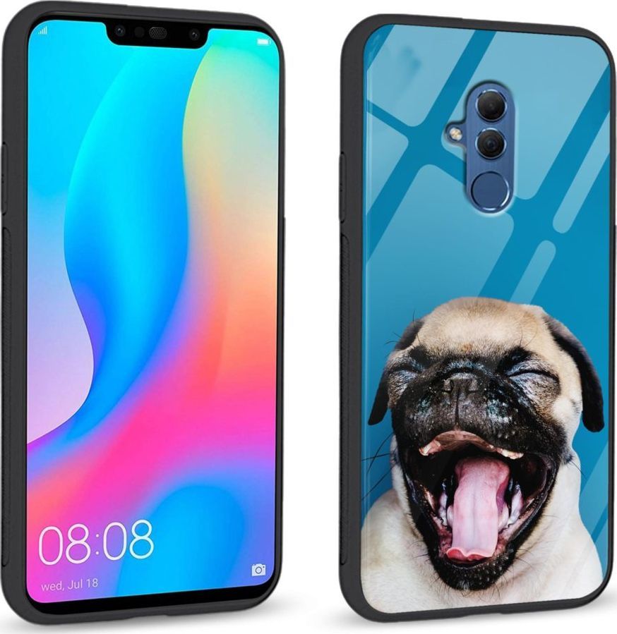 Super Fashion Etui na telefon Huawei Mate 20 Lite Premium Case Pug 1