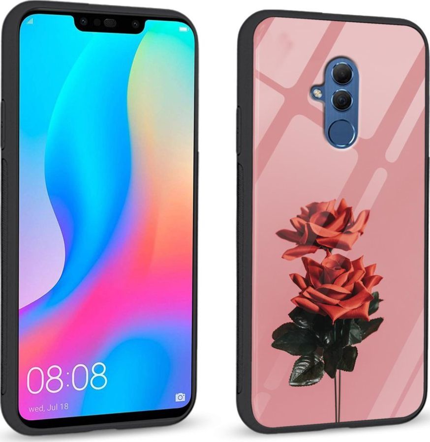 Super Fashion Etui na telefon Huawei Mate 20 Lite Premium Case Rose love 1