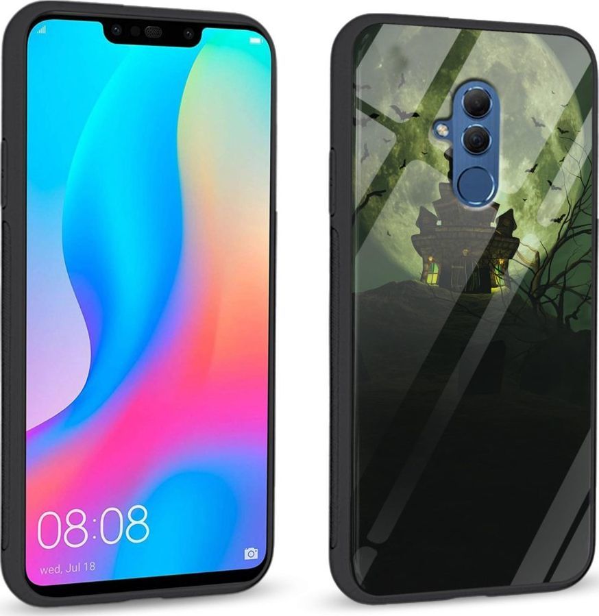 Super Fashion Etui na telefon Huawei Mate 20 Lite Premium Case Spooky castle 1
