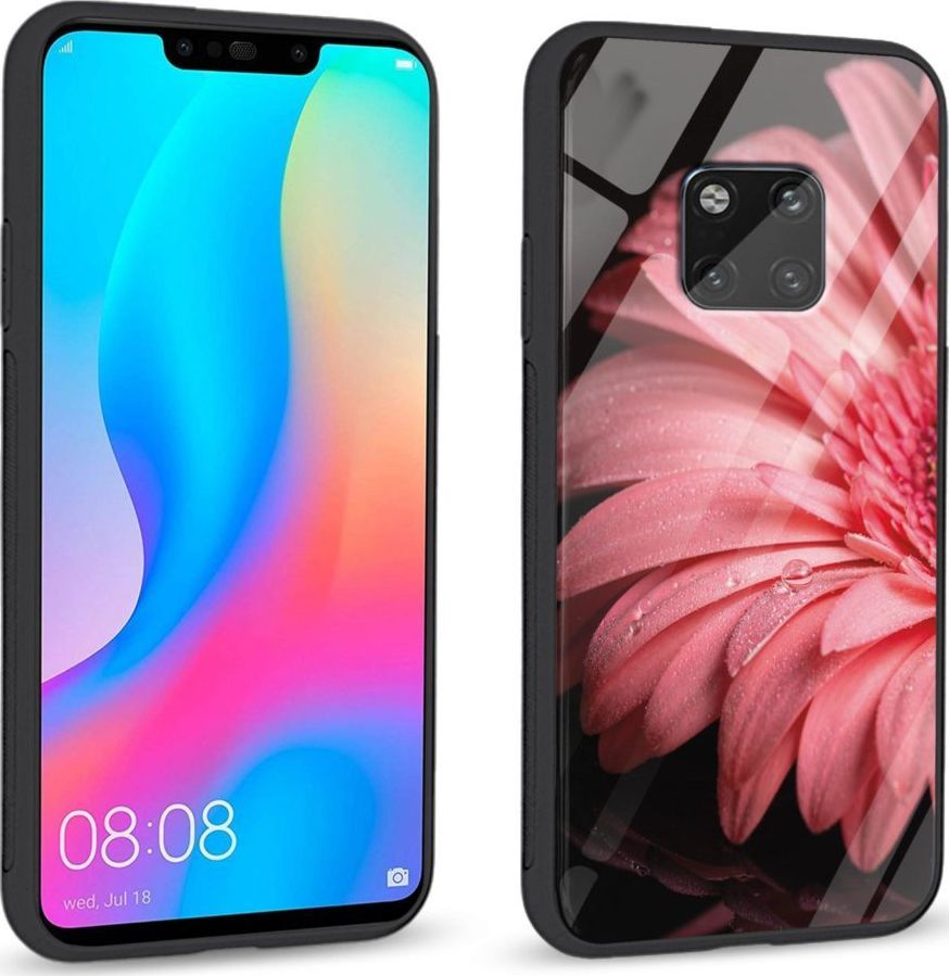 Super Fashion Etui na telefon Huawei Mate 20 Pro Premium Case Pink flower 1