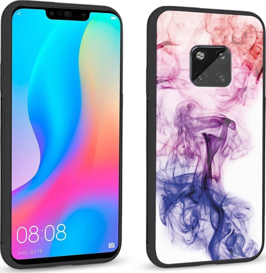 Super Fashion Etui na telefon Huawei Mate 20 Pro Premium Case Smoke abstract 1