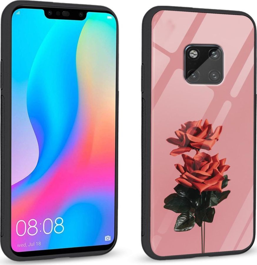 Super Fashion Etui na telefon Huawei Mate 20 Pro Premium Case Rose love 1