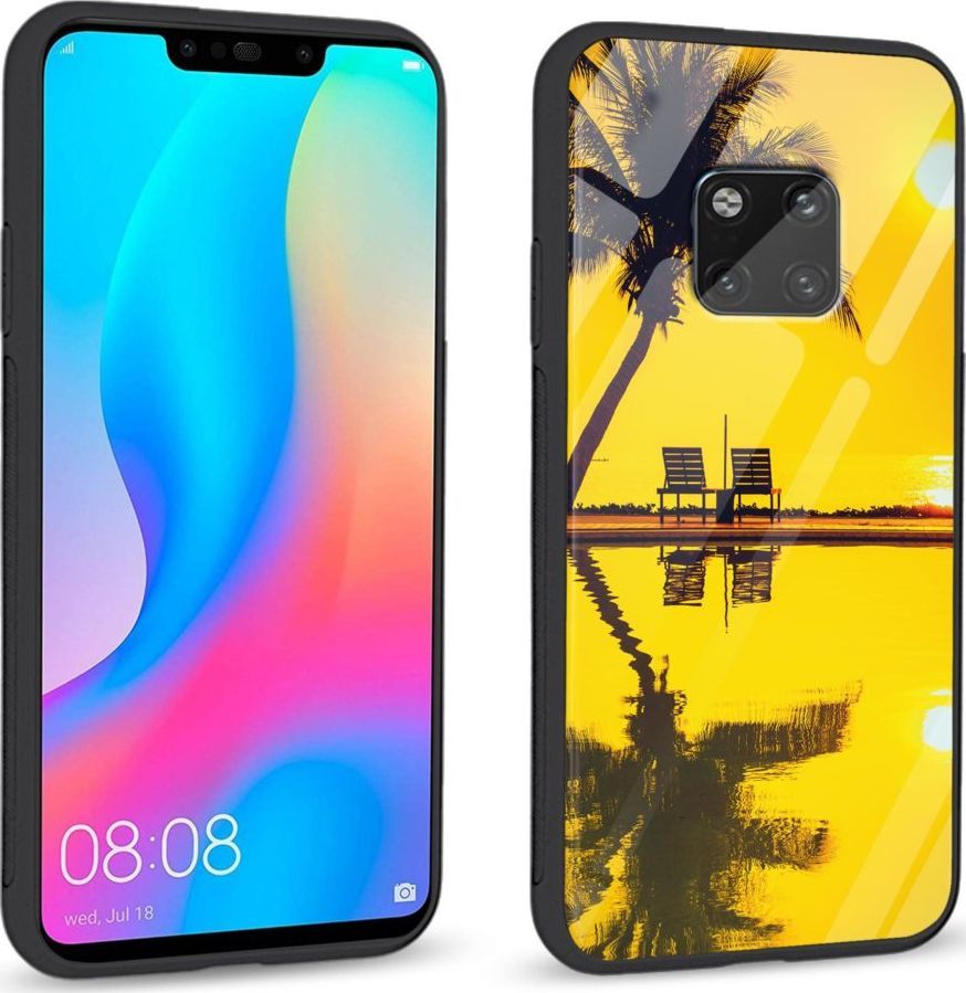 Super Fashion Etui na telefon Huawei Mate 20 Pro Premium Case Yellow sunset 1