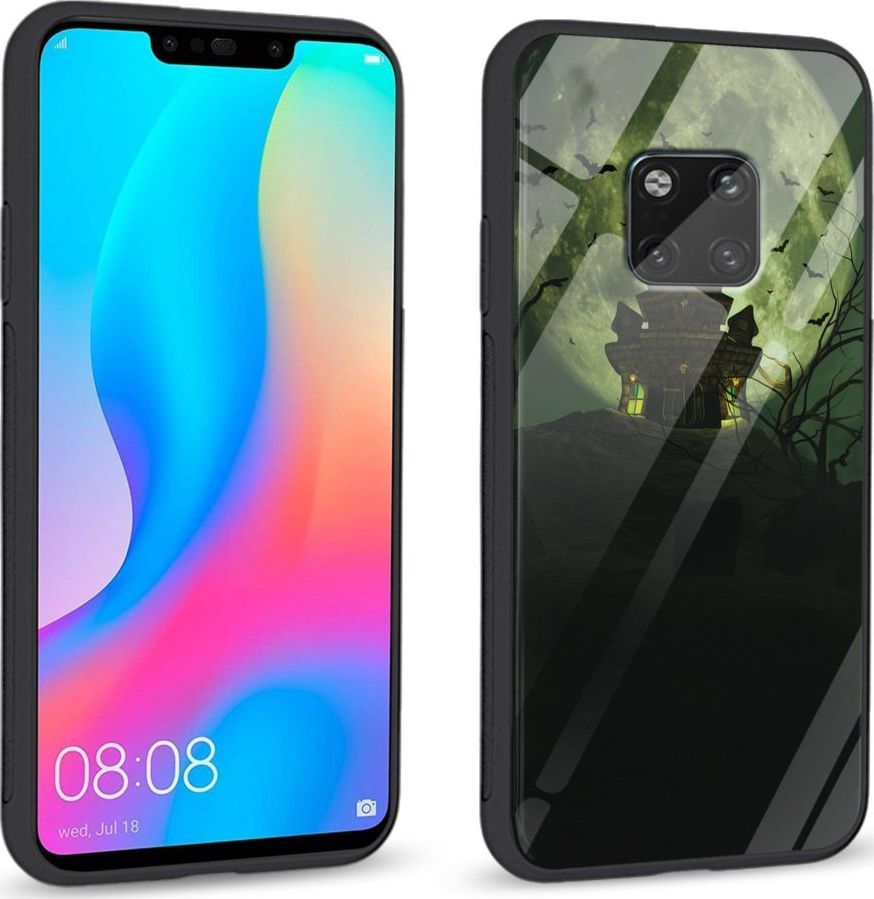 Super Fashion Etui na telefon Huawei Mate 20 Pro Premium Case Spooky castle 1