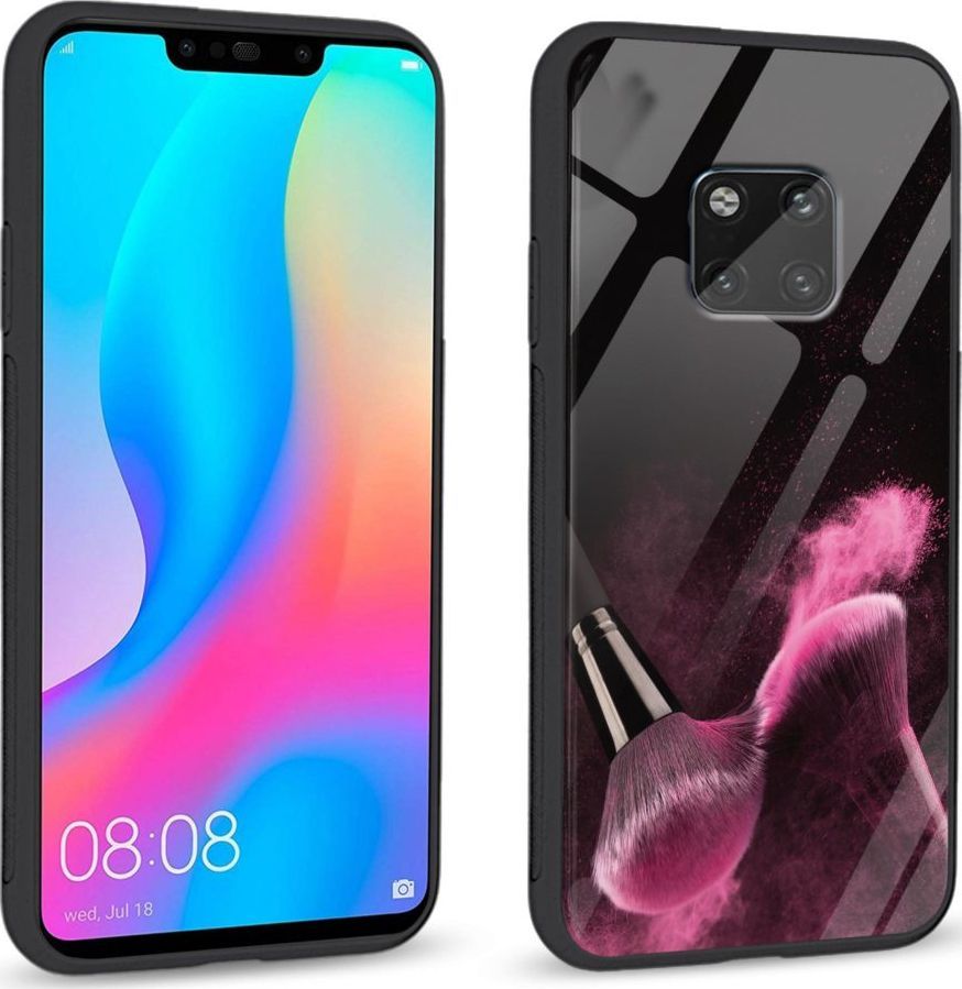 Super Fashion Etui na telefon Huawei Mate 20 Pro Premium Case Pink powder brush 1
