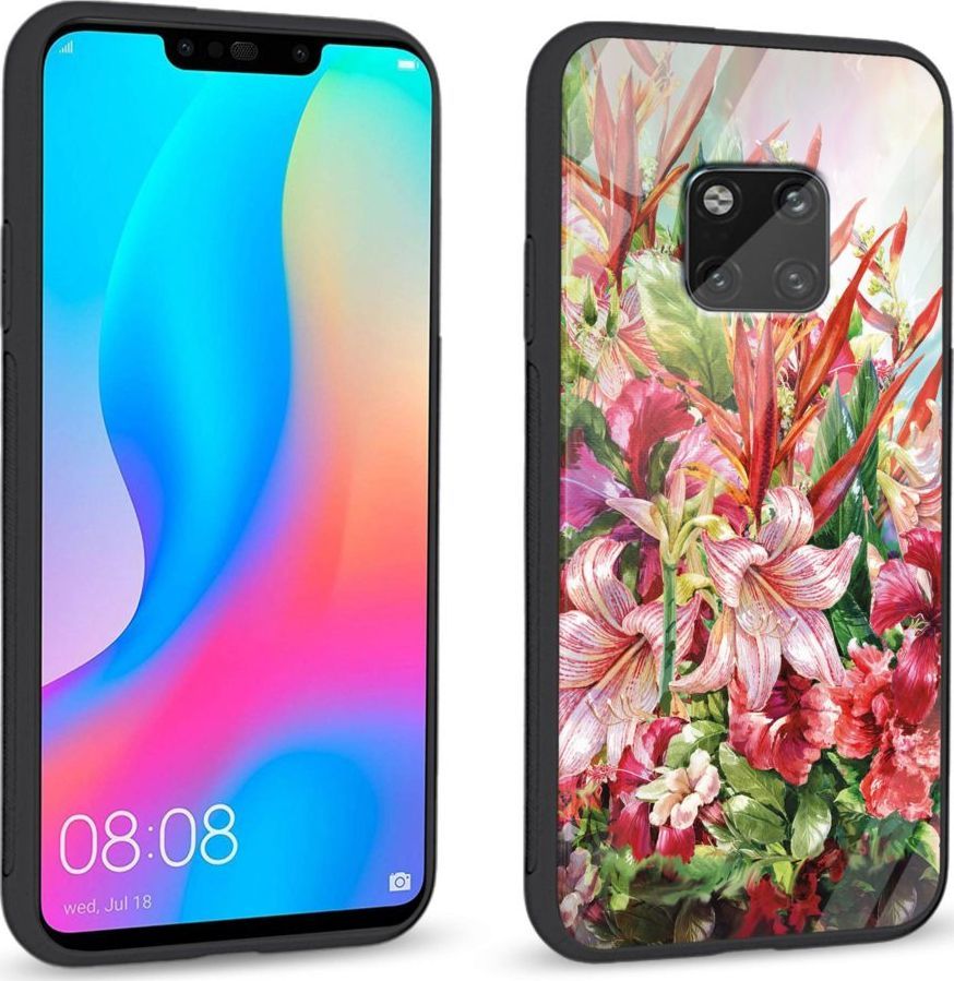 Super Fashion Etui na telefon Huawei Mate 20 Pro Premium Case Flowers 1