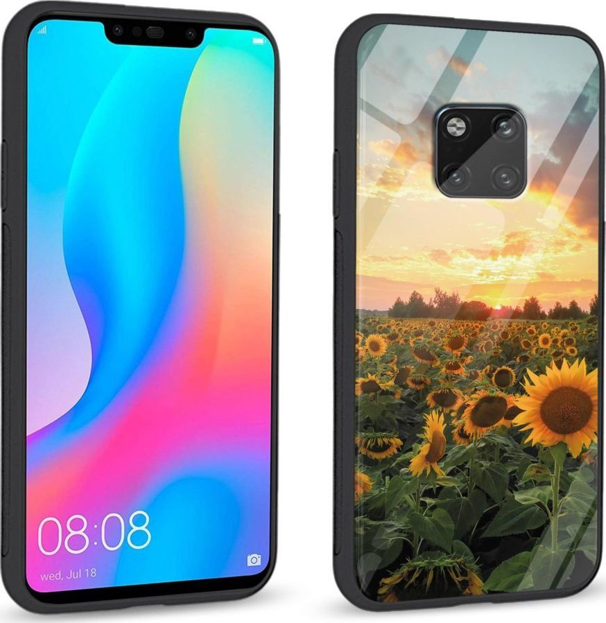 Super Fashion Etui na telefon Huawei Mate 20 Pro Premium Case Sunflower Garden 1