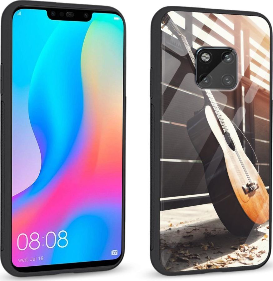 Super Fashion Etui na telefon Huawei Mate 20 Pro Premium Case Wooden Guitar 1
