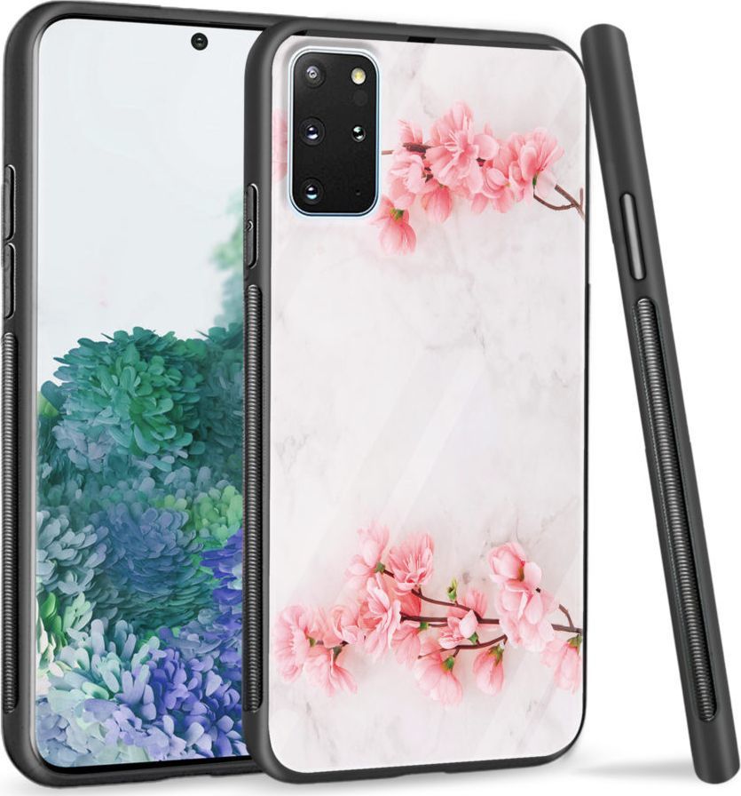 Super Fashion Etui na telefon Samsung Galaxy S20 Plus Premium Case Due flowers 1