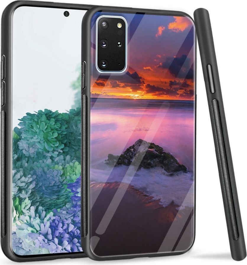 Super Fashion Etui na telefon Samsung Galaxy S20 Plus Premium Case Sunset beach 1