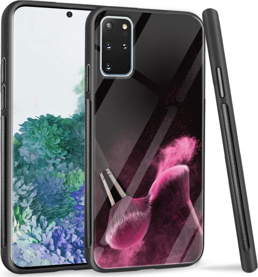 Super Fashion Etui na telefon Samsung Galaxy S20 Plus Premium Case Pink powder brush 1