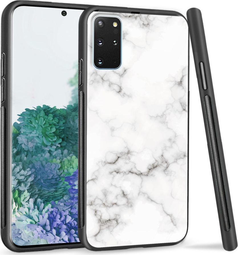 Super Fashion Etui na telefon Samsung Galaxy S20 Plus Premium Case White granite 1