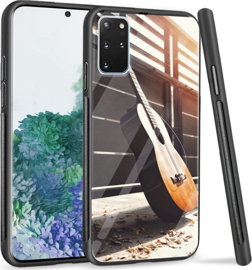 Super Fashion Etui na telefon Samsung Galaxy S20 Plus Premium Case Wooden Guitar 1