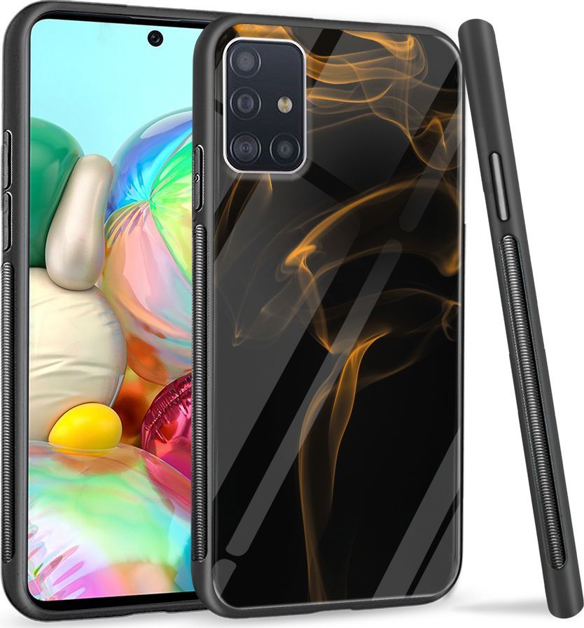 Super Fashion Etui na telefon Samsung Galaxy A71 Premium Case Orange smoke 1