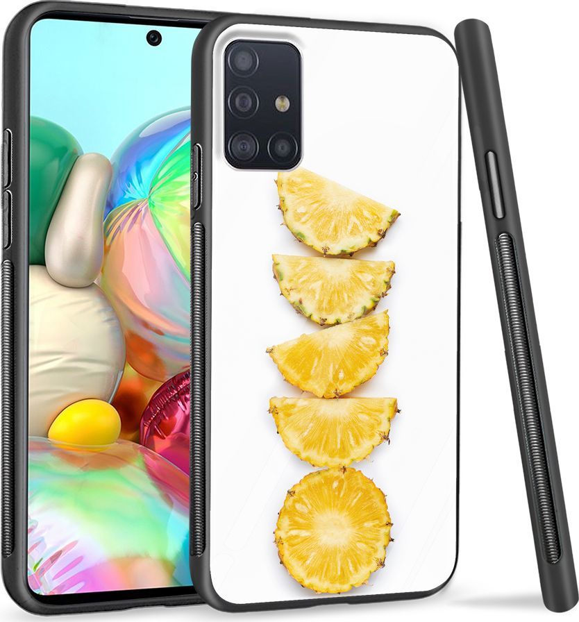 Super Fashion Etui na telefon Samsung Galaxy A71 Premium Case Pineapple pieces 1