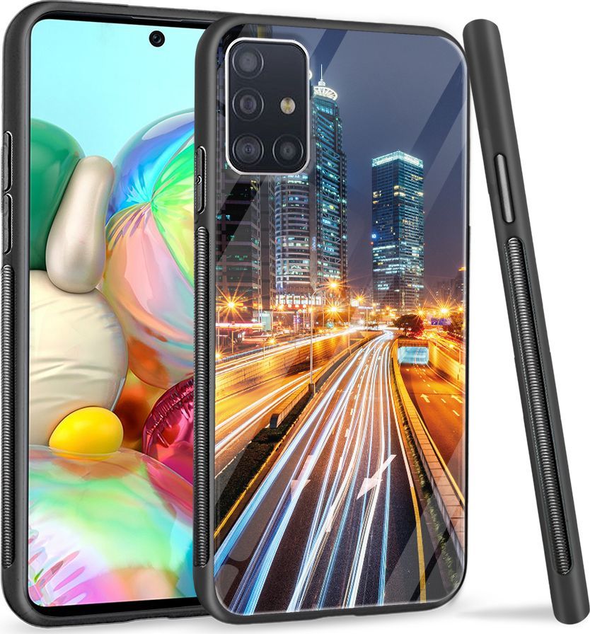 Super Fashion Etui na telefon Samsung Galaxy A71 Premium Case Night City 1