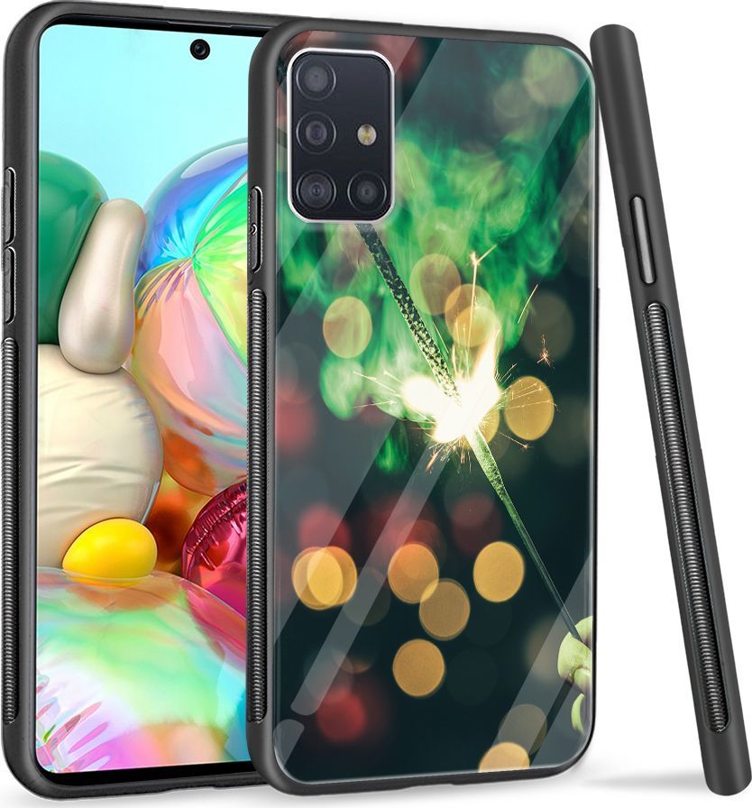 Super Fashion Etui na telefon Samsung Galaxy A71 Premium Case Firework 1
