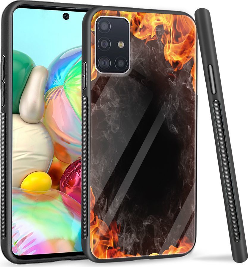 Super Fashion Etui na telefon Samsung Galaxy A71 Premium Case Hot Fire 1