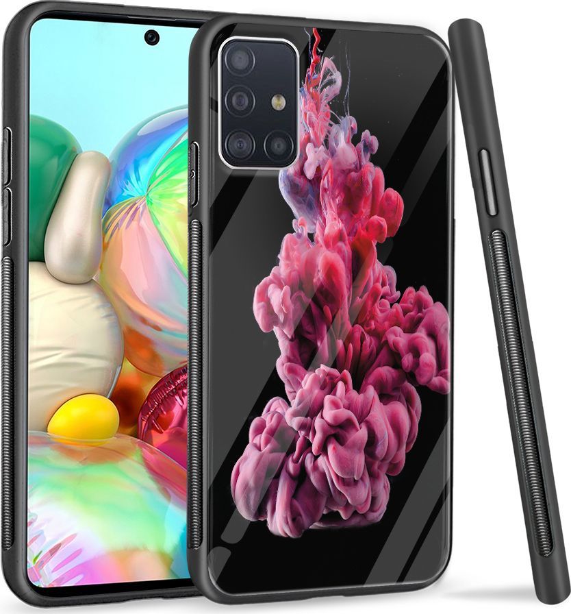 Super Fashion Etui na telefon Samsung Galaxy A71 Premium Case Water smoke 1