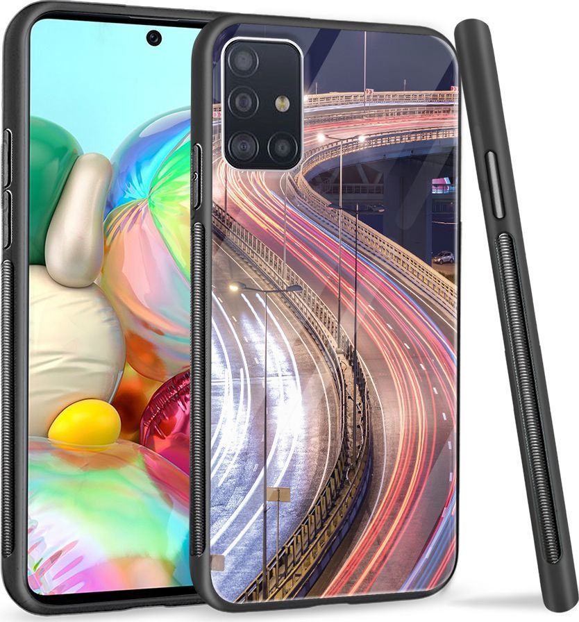 Super Fashion Etui na telefon Samsung Galaxy A71 Premium Case Night Lights 1