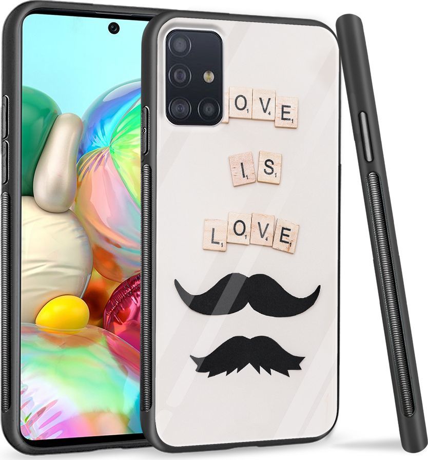 Super Fashion Etui na telefon Samsung Galaxy A71 Premium Case Love is love 1