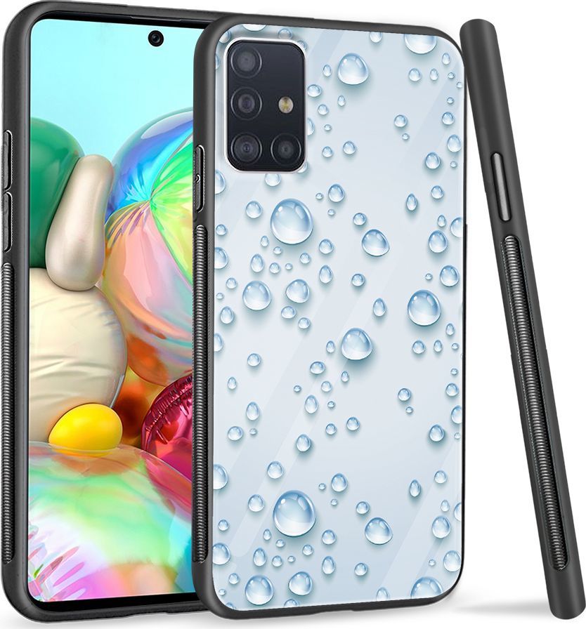 Super Fashion Etui na telefon Samsung Galaxy A71 Premium Case Droplets 1