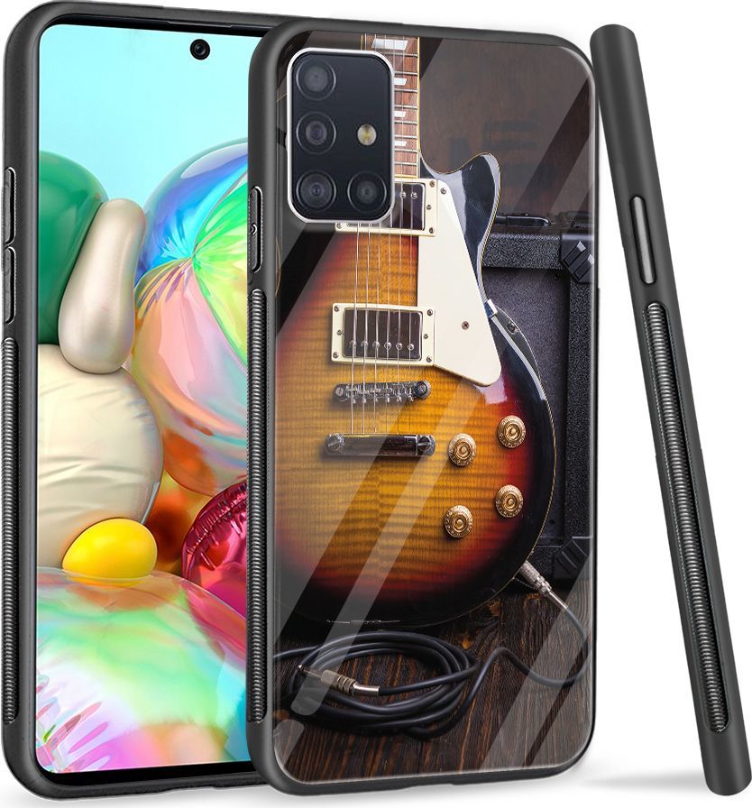 Super Fashion Etui na telefon Samsung Galaxy A71 Premium Case Electric Guitar 1
