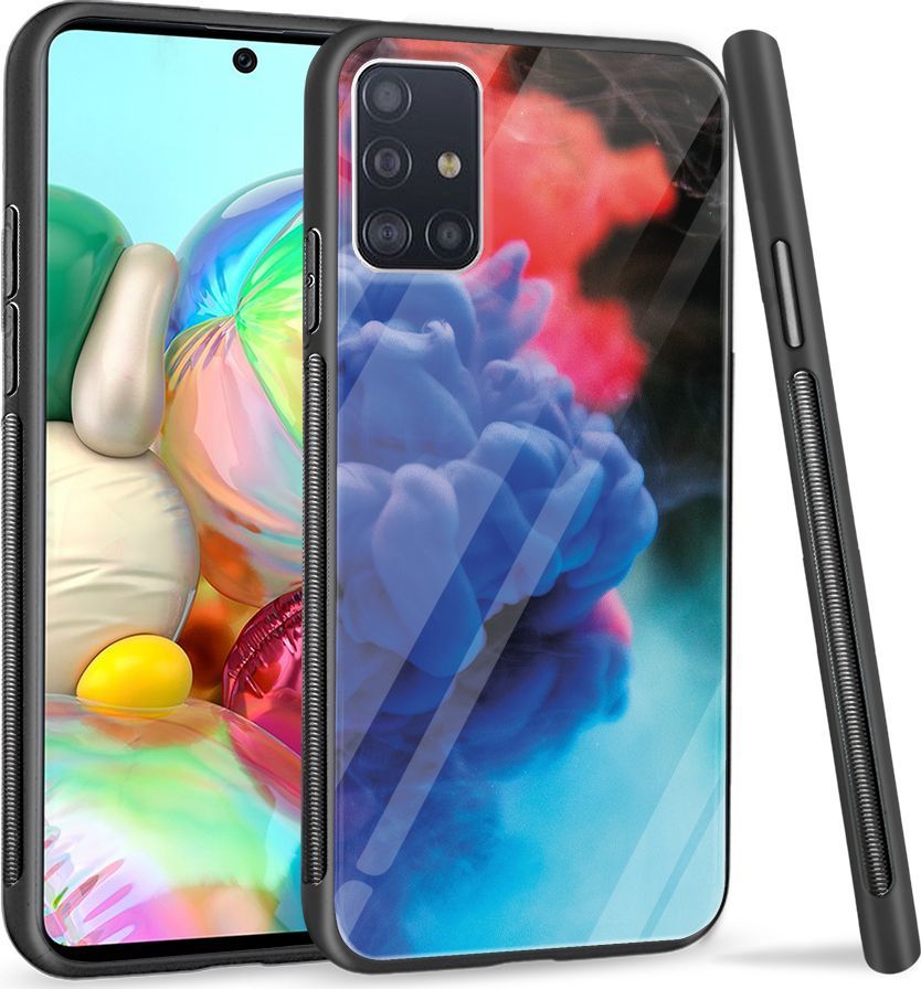 Super Fashion Etui na telefon Samsung Galaxy A71 Premium Case Water color 1