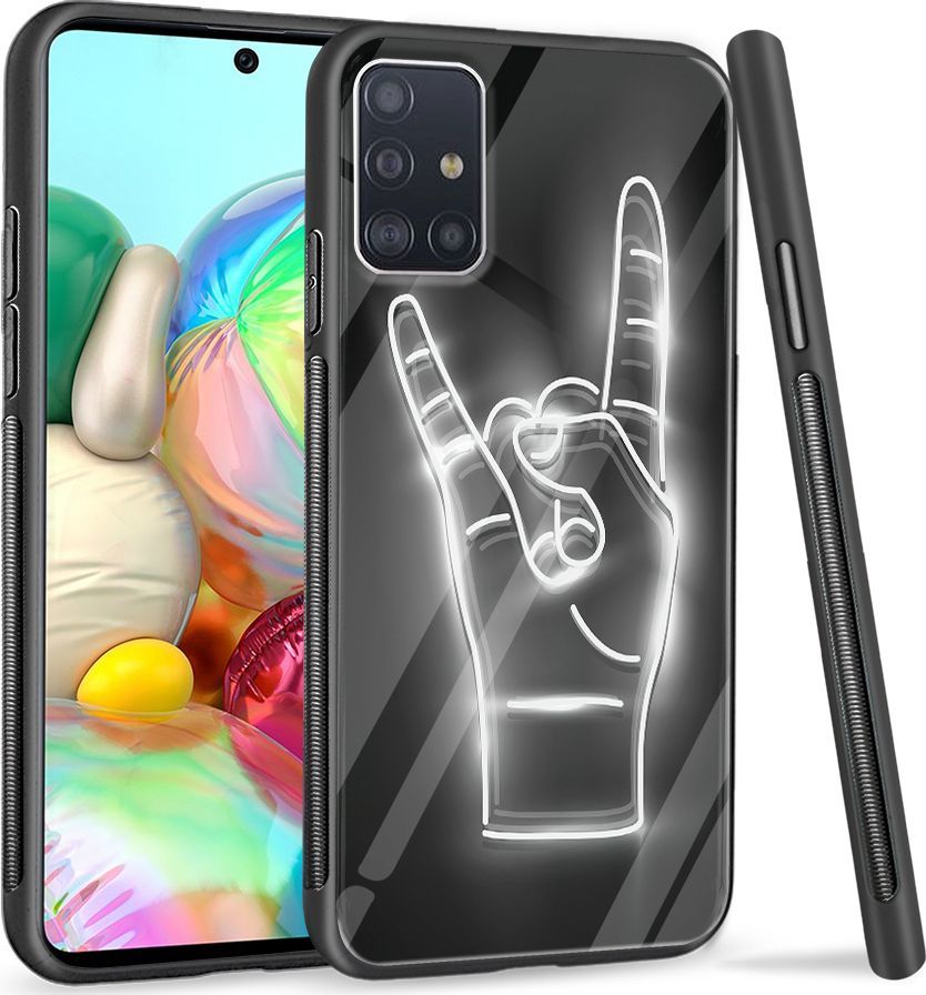 Super Fashion Etui na telefon Samsung Galaxy A71 Premium Case We Rock 1