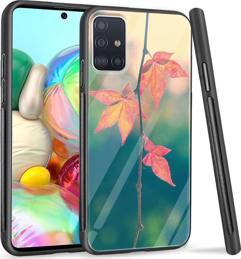 Super Fashion Etui na telefon Samsung Galaxy A71 Premium Case Autumn Leaves 1