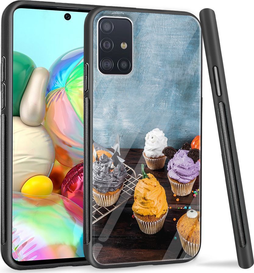 Super Fashion Etui na telefon Samsung Galaxy A71 Premium Case Icecream cupcakes 1