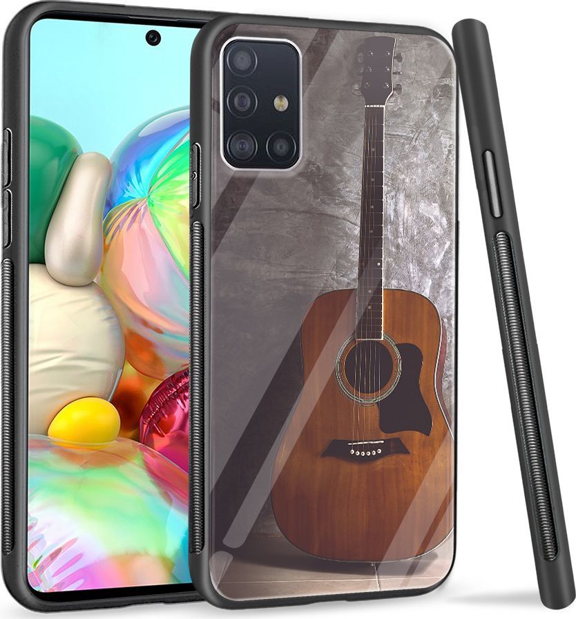 Super Fashion Etui na telefon Samsung Galaxy A71 Premium Case Guitar 1